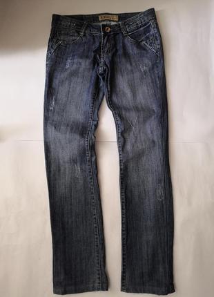 Джинсові брюки з кишенями , розмір 26