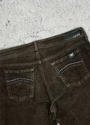 Вельветовые винтажные джинсы armani jeans2 фото