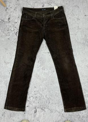 Вельветовые винтажные джинсы armani jeans8 фото