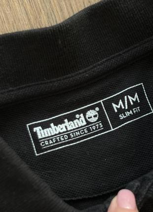 Черная футболка поло timeberland m оригинал4 фото
