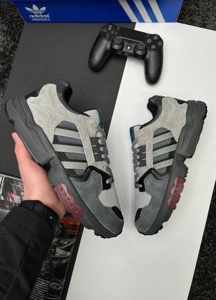 Мужские кроссовки adidas originals zx torsion gray
