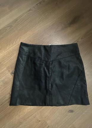 Юбка из эко кожи h&m размер s-m5 фото