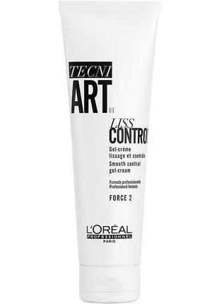 Крем-гель для гладкості волосся l'oreal tecni.art liss1 фото