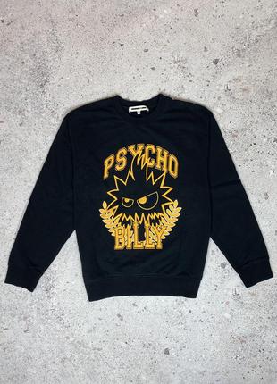 Світшот alexander mcqueen psycho billy з великим логотипом з нових колекцій l size1 фото