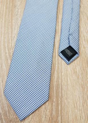 Costard - галстук брендовая мужская голубая галстук желтый шелковый1 фото