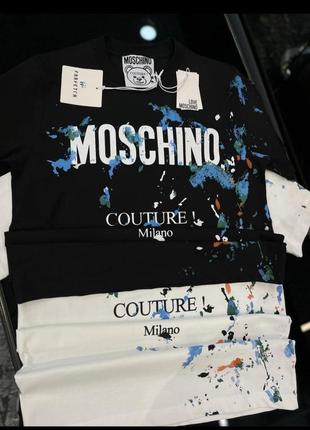 Moschino футболка стильная мужская2 фото