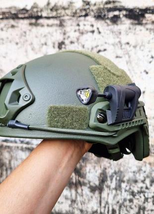 В наявності тактичний ліхтар з кріпленням на шолом mich, fast✅5 фото
