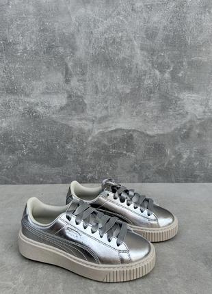 Кроссовки puma basket platform оригинальные3 фото