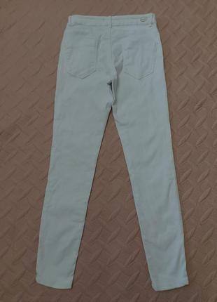 Білі джинси стрейчові zara для дівчинки / підлітка5 фото