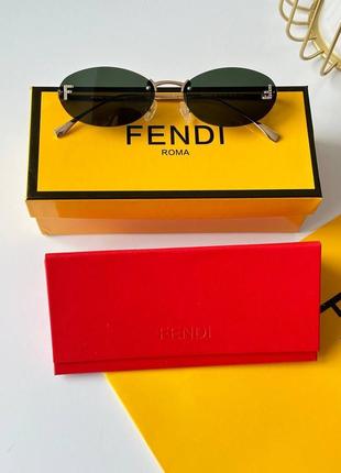 Трендовые очки очки в стиле fendi фенды