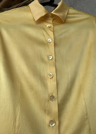 Шовкова блуза сорочка стрейчева otto kern7 фото