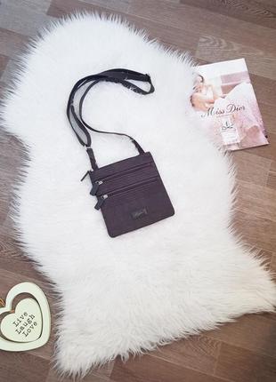 Брендова сумка почтальонка через плече довга ручка spirit