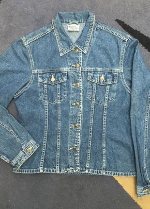 Куртка-рубашка джинсовая женская р. xl3 фото