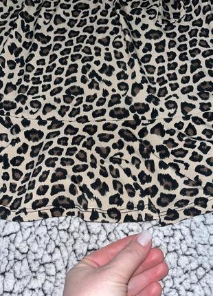 Сукня в леопардовий принт5 фото