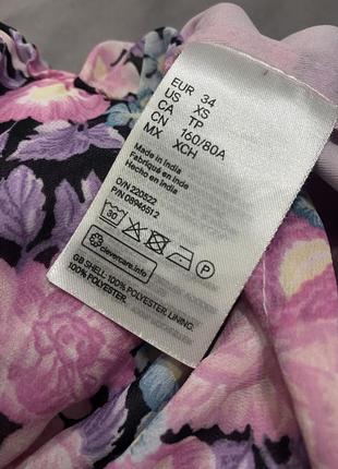 Міні сукня h&m в квіточку5 фото