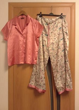 Хорошенькая цветная  пижама, костюм для дома и сна, размер 16-184 фото
