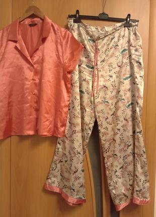 Хорошенькая цветная  пижама, костюм для дома и сна, размер 16-188 фото