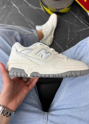 Кроссовки nb 550 total white4 фото