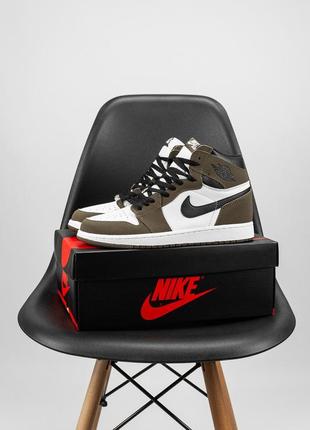 Кросівки  nike jordan 1 retro two “dark mocha” кроссовки3 фото