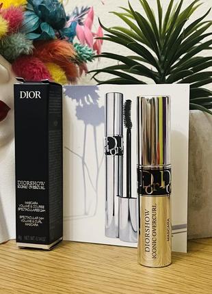 Оригінал туш для вій christian dior diorshow iconic overcurl оригинал туш для ресниц