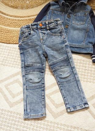 Джинсовка джинсова куртка next джинси штани на 2-3 роки 92-98 см на хлопчика5 фото