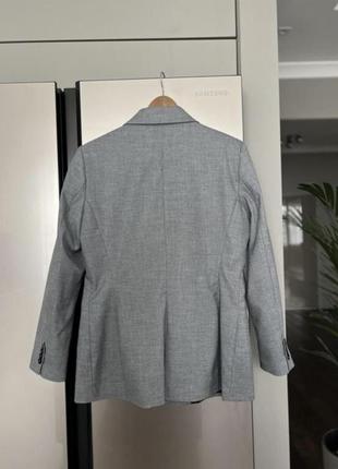 Новый пиджак zara серый новая коллекция размер l8 фото