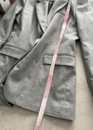 Новий піджак zara сірий нова колекція розмір l5 фото