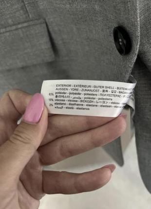 Новий піджак zara сірий нова колекція розмір l9 фото