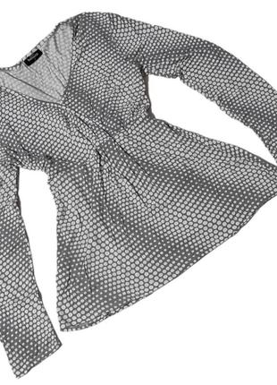 Женская блузка gina benotti удлиненная с длинным рукавом с завязкой сзади