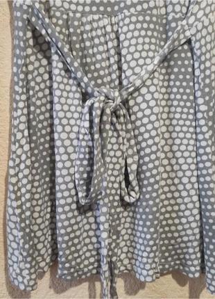 Женская блузка gina benotti удлиненная с длинным рукавом с завязкой сзади4 фото