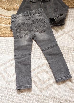 Джинсовка джинсова куртка джинси штани на 2-3 роки 92-98 см на хлопчика8 фото