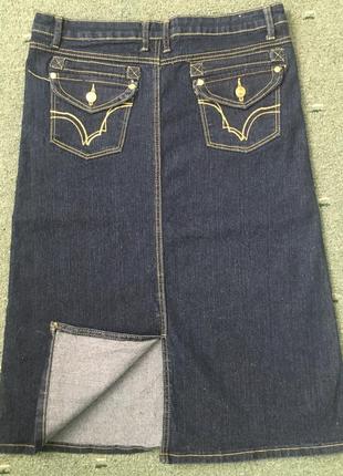 Юбка джинсова розмір м l3 фото