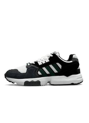 Мужские кроссовки adidas originals zx torsion white green