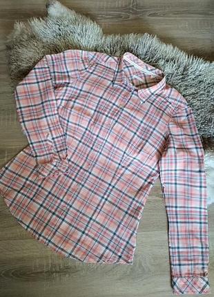 Тоненькая рубашка в клетку esprit