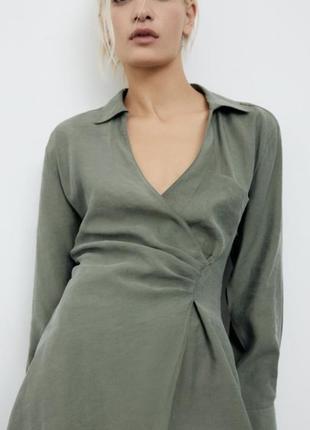 Платье zara р. 38/м/10 (маломерит - подойдет на р. 36/8/s)3 фото