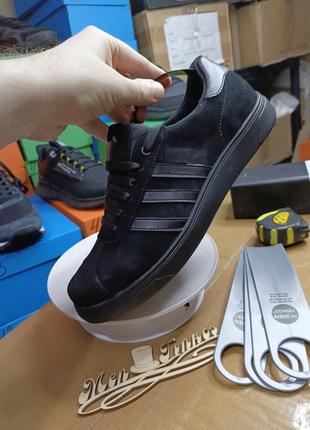 Кроссовки adidas gazelle замша/кожа(41,40)9 фото
