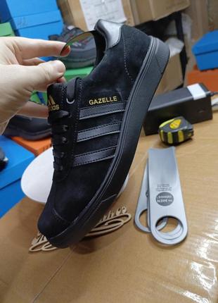 Кроссовки adidas gazelle замша/кожа(41,40)6 фото