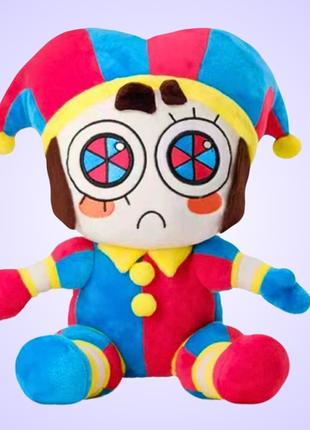 Мягкая игрушка клоун помни из мультика удивительный цифровой цирк pomni the amazing digital circus