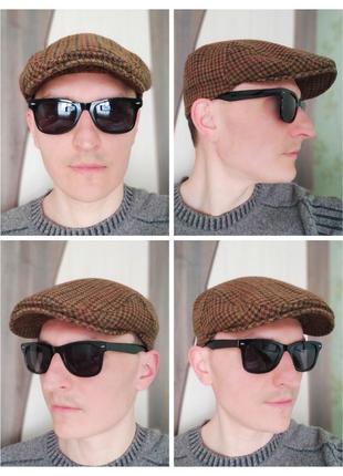 Кепка жиганка barbour винтажная кепка фуражка кюрет кулёка 57-58 stetson burberry kangol4 фото