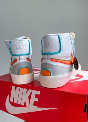 Женские кеды nike blazer mid 77 infinite kumquat sale5 фото