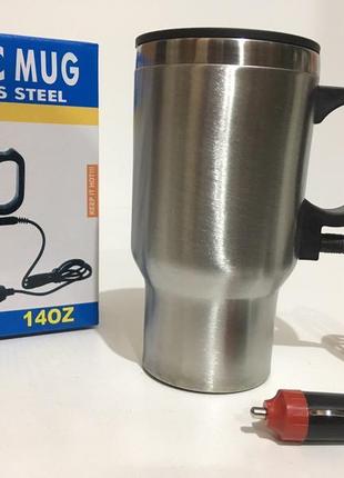 Термокружка автомобільна electric mug cup 2240 450 мл 12v8 фото