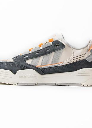 Кросівки adidas 2000 gray orange2 фото