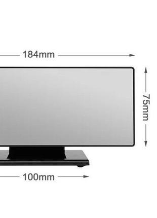 Годинники настільні vst ds-3618l дзеркальні led ds 3618l будильни7 фото