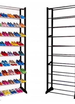 Підставка для взуття на 30 пар amazing shoe rack органайзер стійк