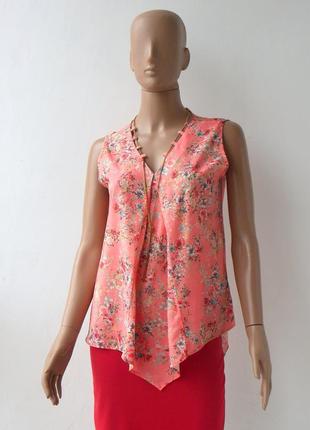 Красива персикова блуза 42-48 розміри (36-42 євророзміри).