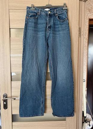Шикарные джинсы прямые клеш палаццо h&amp;m1 фото