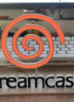 Об'ємно лого sega dreamcast (доступні будь-які розміри) декор