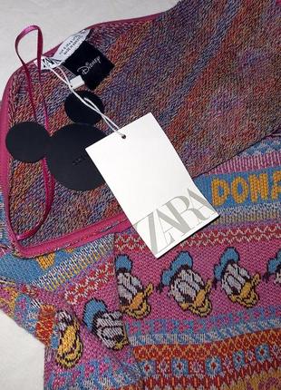 Трикотажное платье zara хлопок2 фото