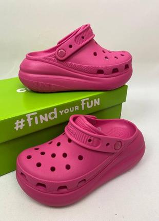 Crocs crush платформа кроксы оригинал женские5 фото