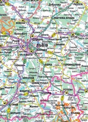 Україна. карта автомобільних шляхів, м-б 1:1 000 0003 фото